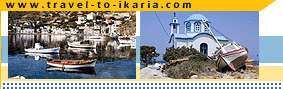 Travel to Ikaria -  The aegean island of Ikaria, Greece complete guide with information on HOTELS, RESTAURANTS, CAFE, CAR RENTAL, CLUB, TRAVEL AGENCY, ARTSHOPS, DIVING, JEWELLERY, 